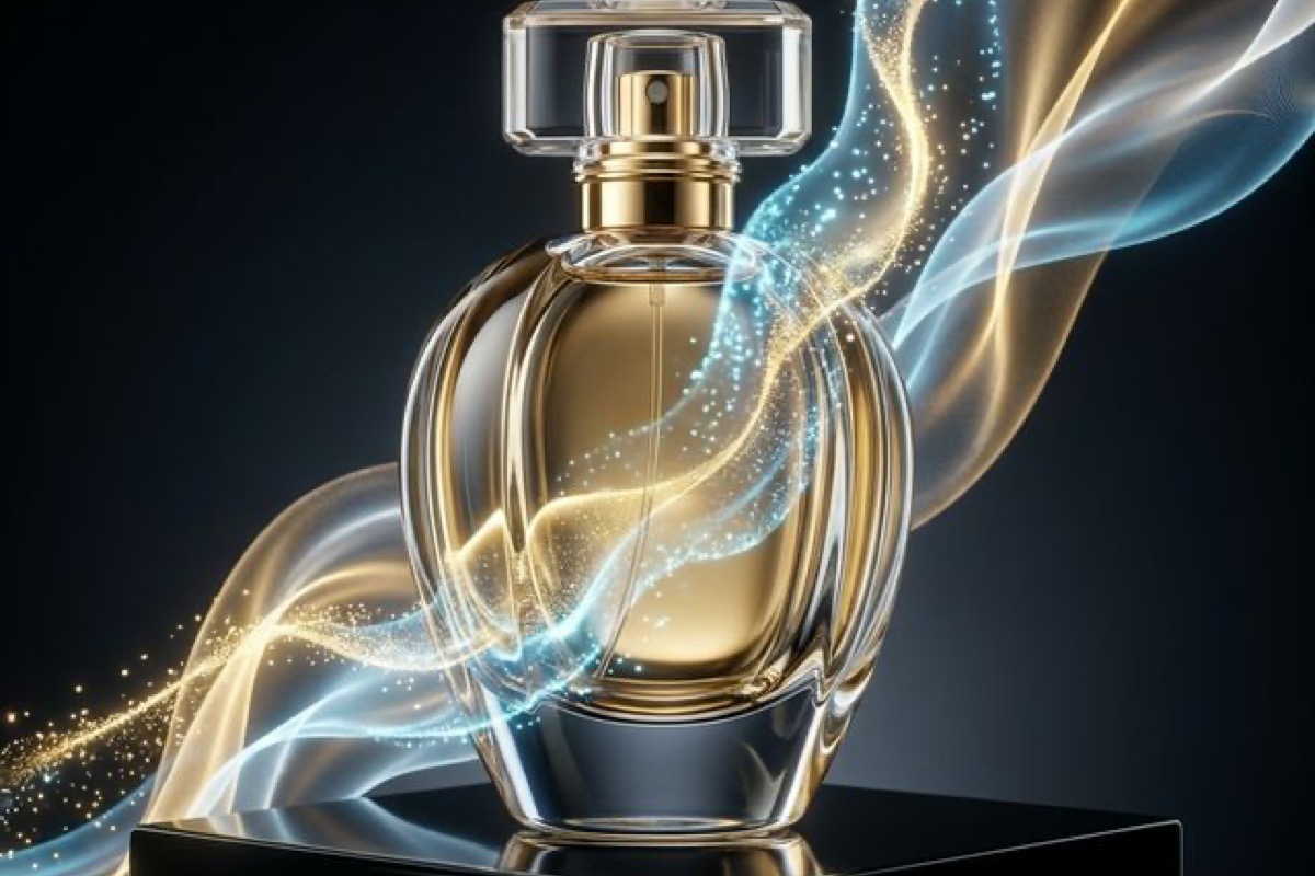 Luxury product visual enhanced by AI video generation