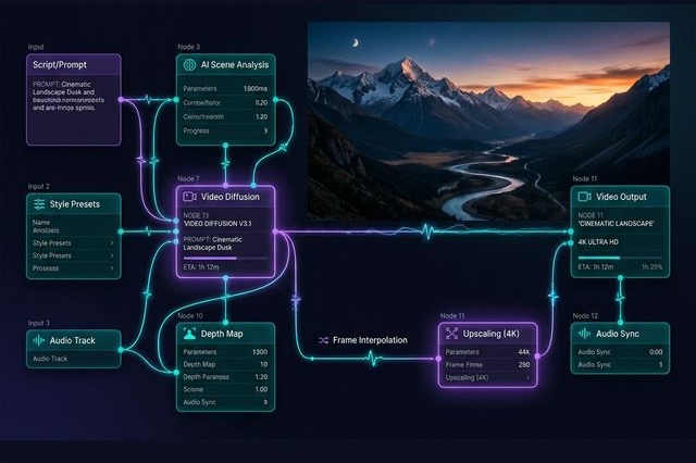 LTX 2.3 ComfyUI Workflow node setup interface for AI video generation