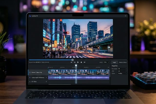 万字长文避坑:2026年真实测评 LTX Desktop,它真的能干掉 ComfyUI 吗? LTX Desktop 在本地显卡上进行视频渲染的操作界面实拍