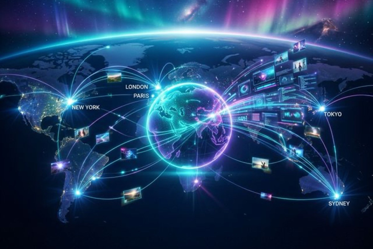 World map with Seedance 2.0 logo indicating global access methods