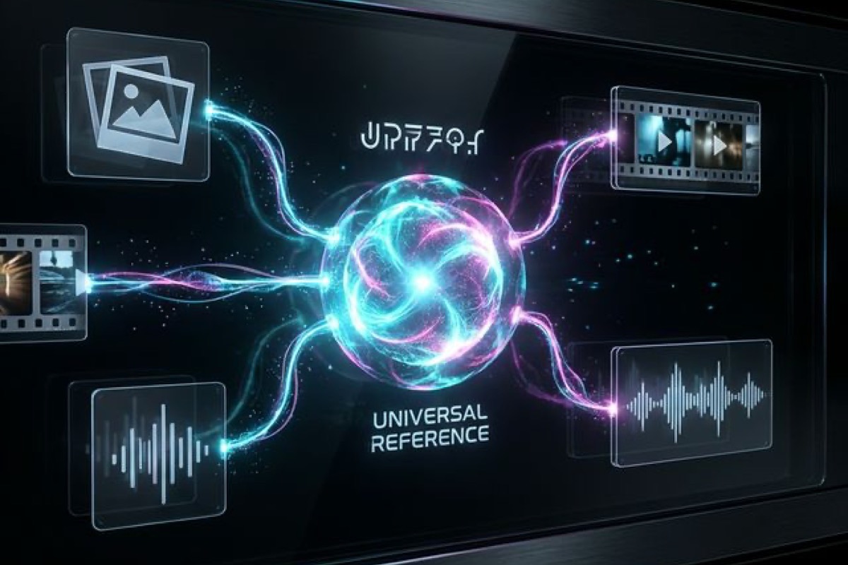 Seedance 2.0 Universal Reference System UI visualization